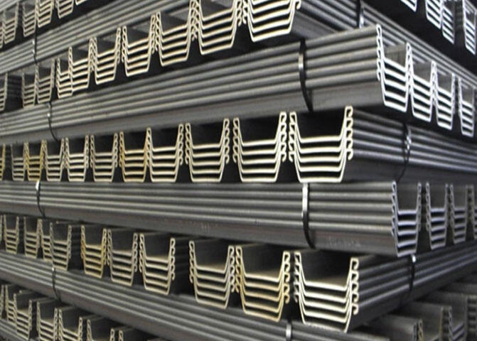 Steel sheet pile type and application