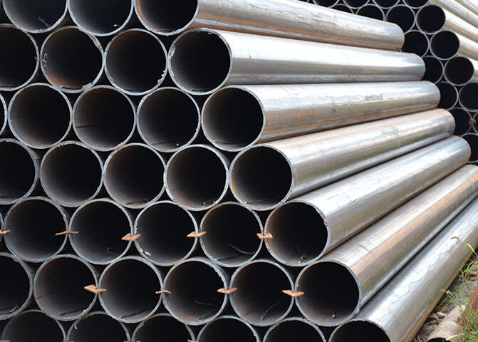 The production process of welded pipe