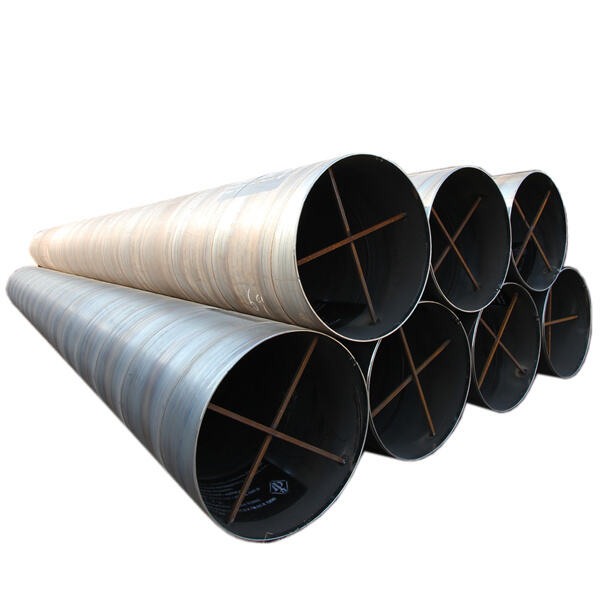 Corrosion protection measures for spiral-welded steel pipes