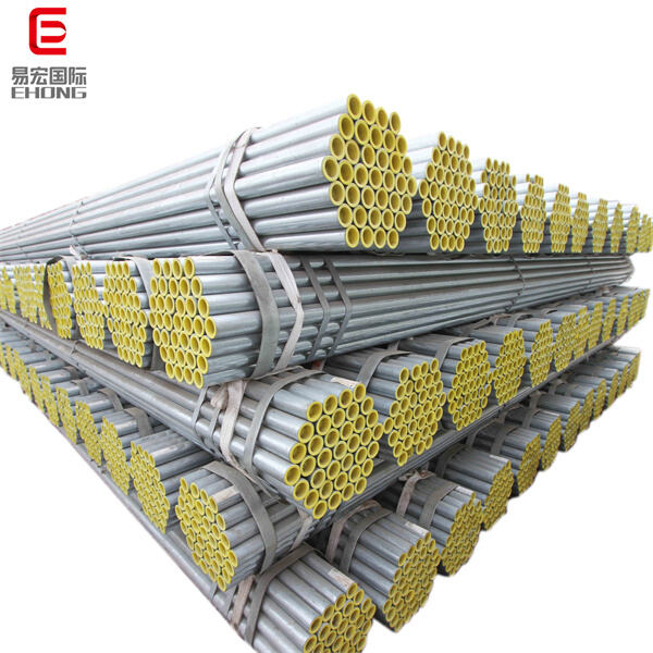 Galvanized round pipe saves time and money.