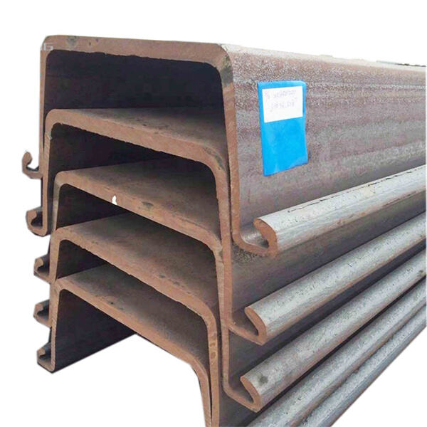 Hot rolled sheet pile as bracing structure