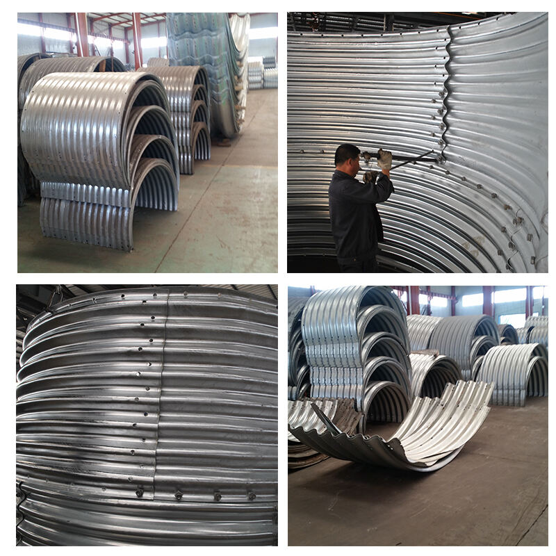 Customizable Culvert pipe Oval Shaped Steel Road Cheap 36 Inch Corrugated metal Pipe Price supplier