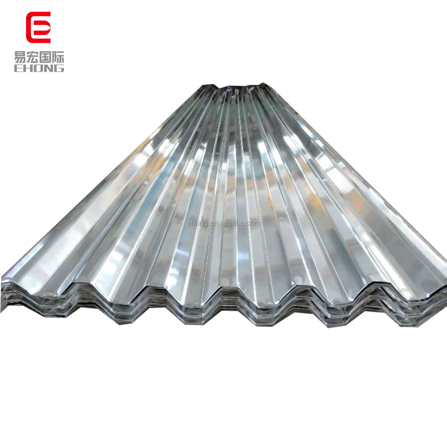 Zinc Coated Roof sheets Galvanized Corrugated Steel Roofing Sheet Steel from China supplier