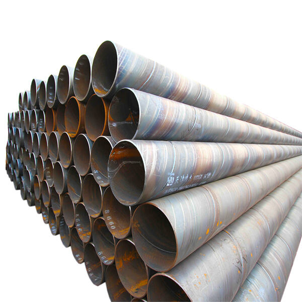 Easy installation and low maintenance of spiral-welded steel pipes