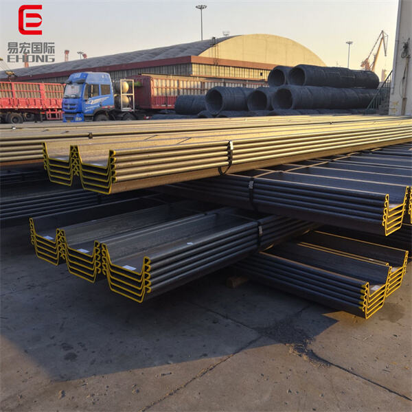 Reinforce your construction site with affordable sheet piles for sale.