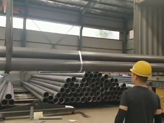 Erw pipe loading