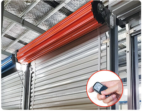 PU foam insulated High Quality Automated Manual  Lift Aluminum roller Shutter door manufacture