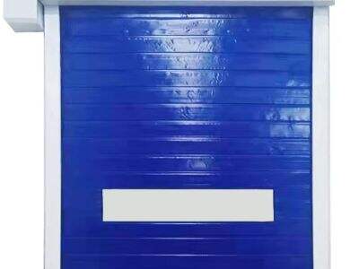 What are the common opening modes of Aluminum spiral rapid door?