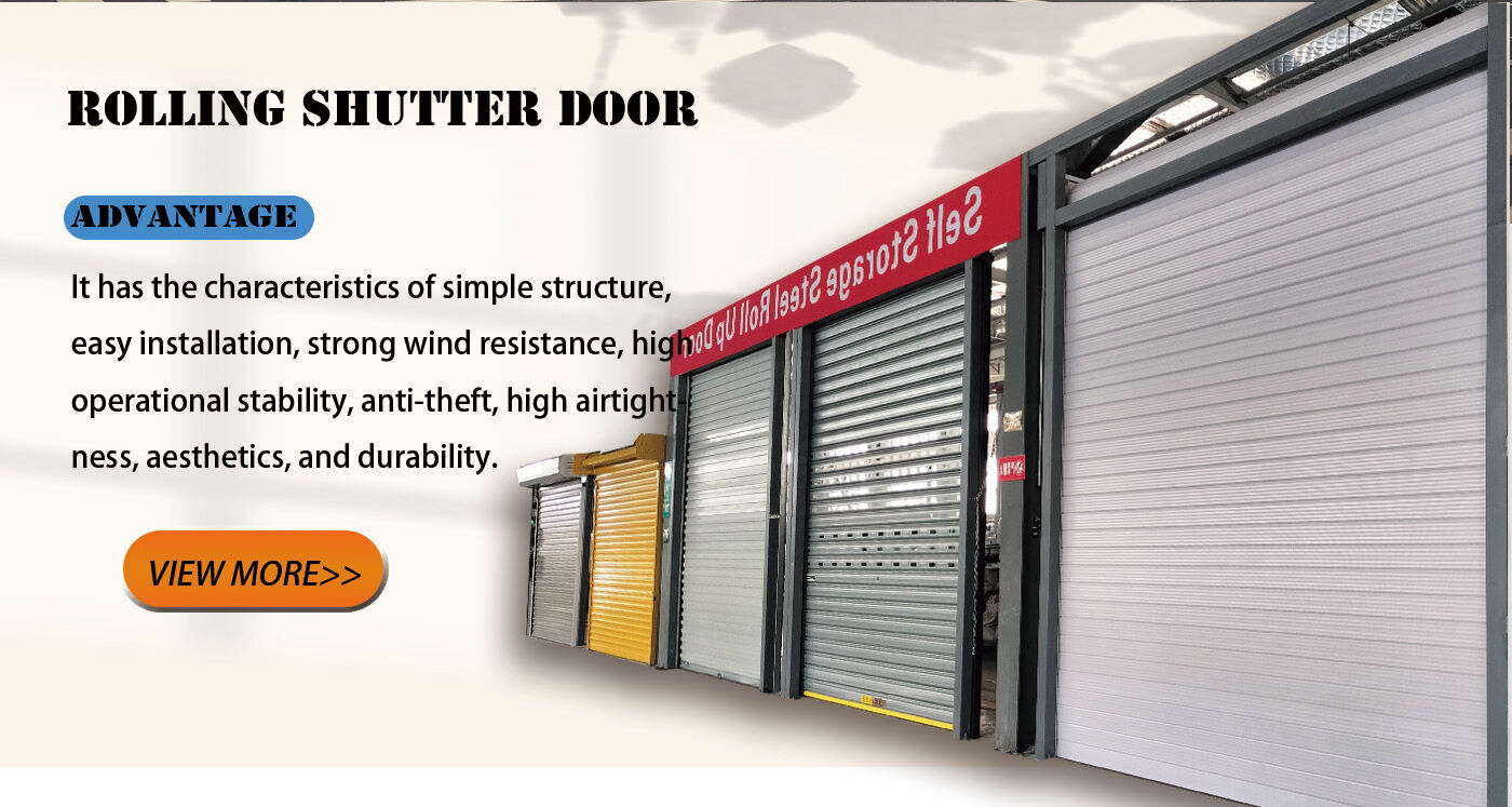 Warehouse supermarket subway industrial electric roll up door factory