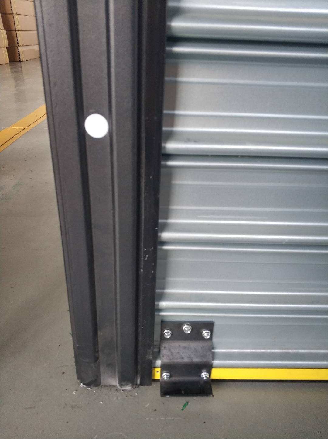 Industrial Wind-Proof Automatic Steel Material Security Roll Up Door Aluminium rolling shutter door details