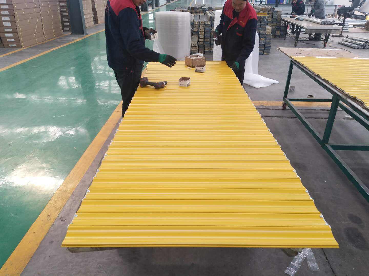 European style aluminum alloy electric roller shutter door manufacture