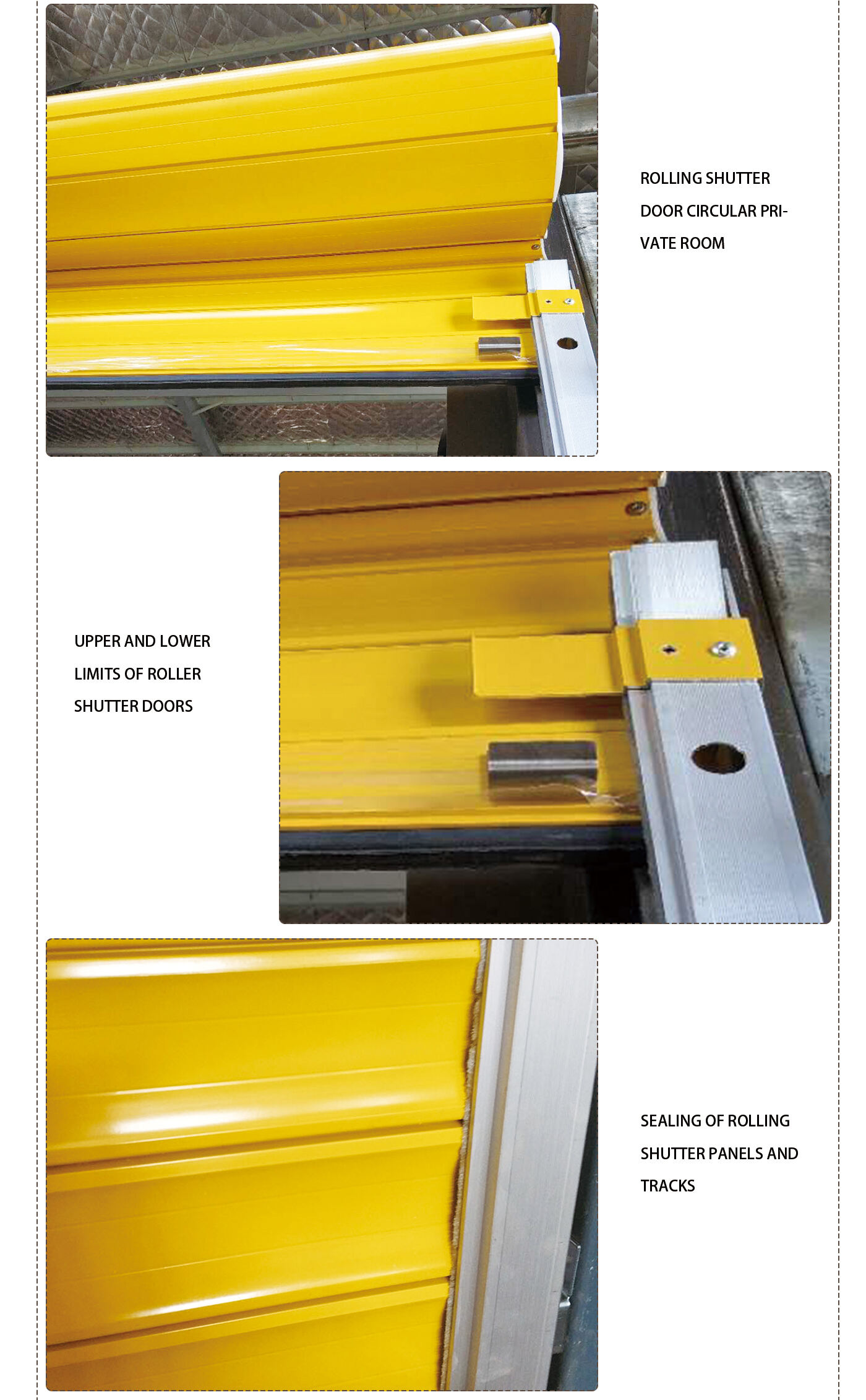 aluminium alloy foam roller shutter door factory quality garage door details