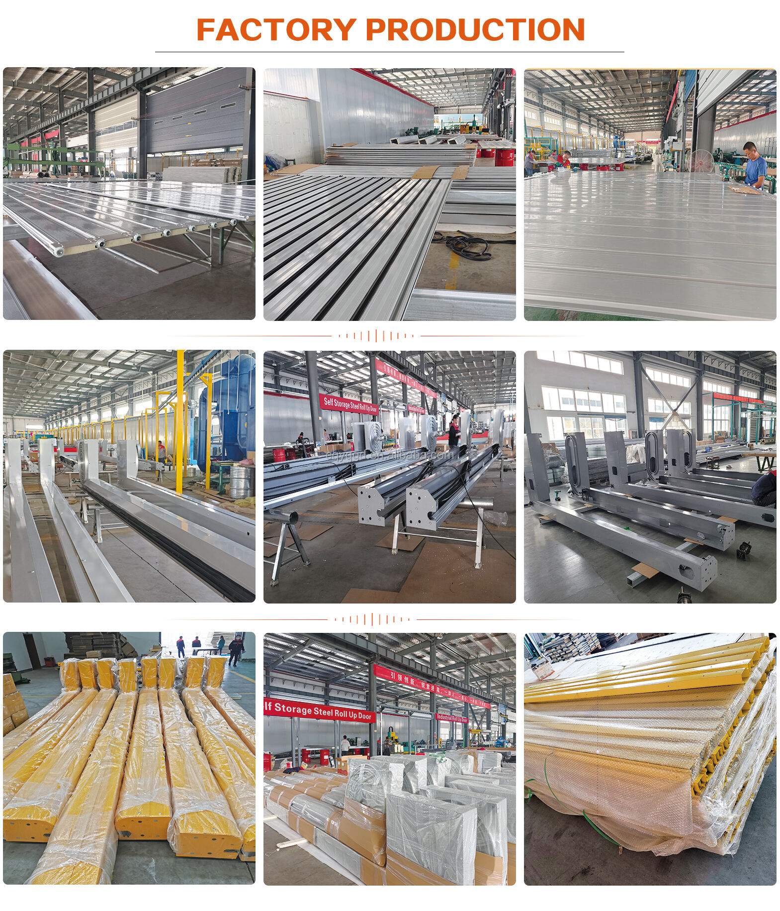 Industrial Spiral Aluminum Metal  Insulated High Speed Fast Acting Vertical Overhead Automatic Rapid Rise Roll Up Warehouse Door manufacture