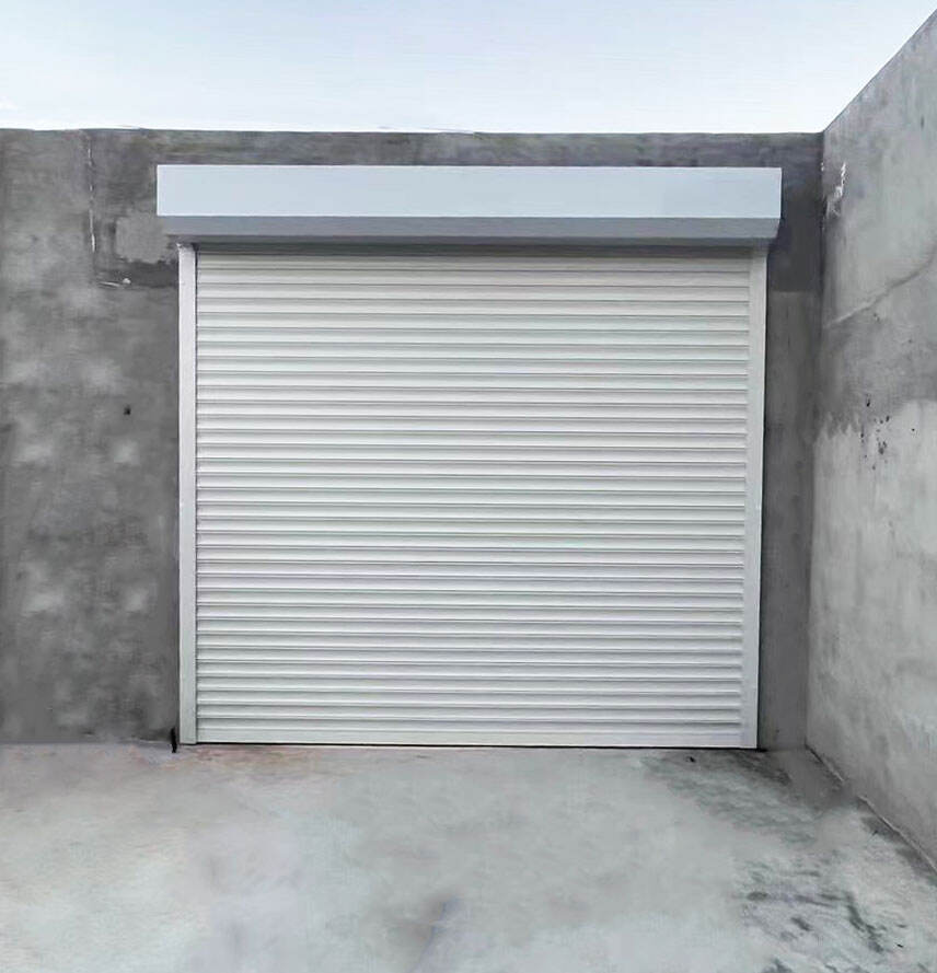 European style aluminum alloy electric roller shutter door manufacture