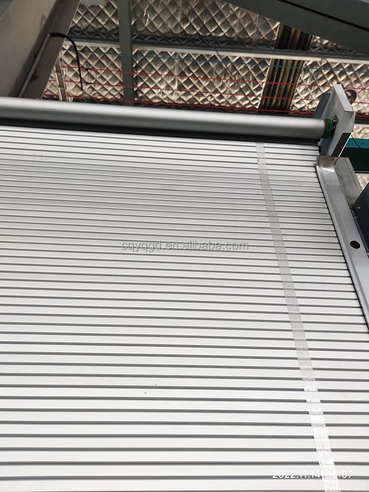 19 height Aluminum Venetian Window Blinds Shutter Waterproof  Aluminum shading outdoor shutter Venetian Roller Blinds factory