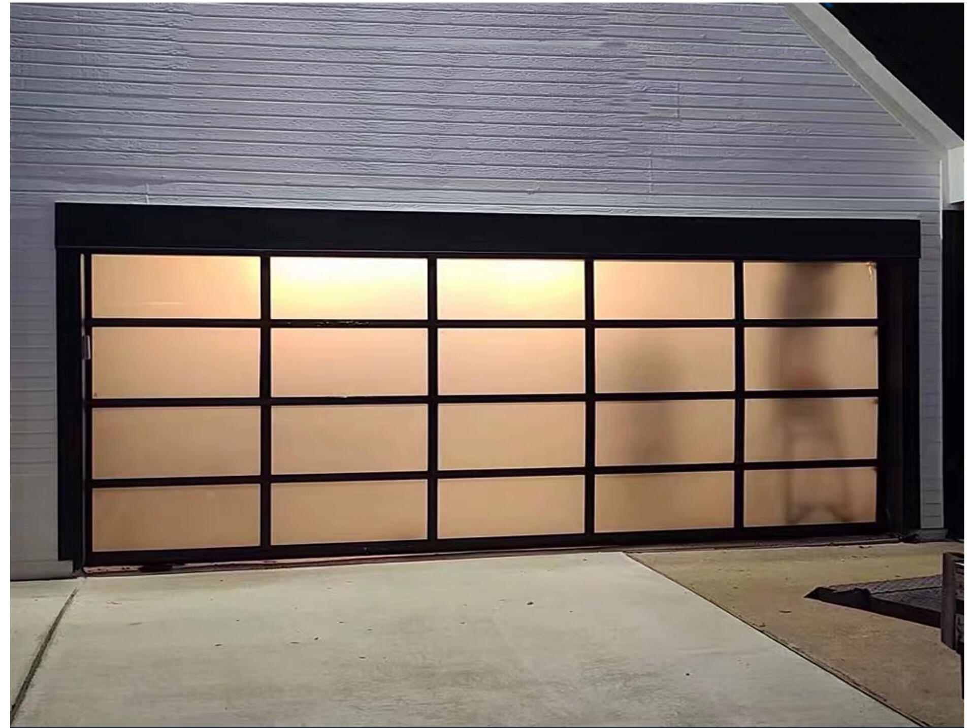 Factory direct sales electric glass garage door 10 x 7 garage door manufacture