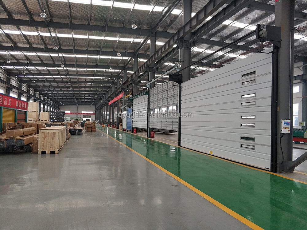 European style aluminum alloy electric roller shutter door factory