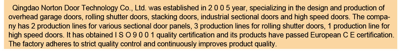 High tech self storage steel rolling shutter door with anti-theft and wind resistance performance factory