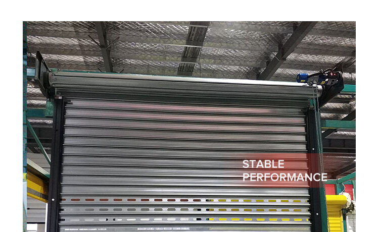 Industrial Wind-Proof Automatic Steel Material Security Roll Up Door Aluminium rolling shutter door manufacture