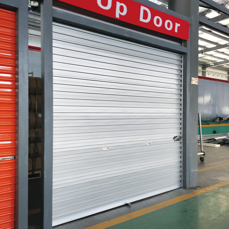 High tech self storage steel rolling shutter door with anti-theft and wind resistance performance manufacture