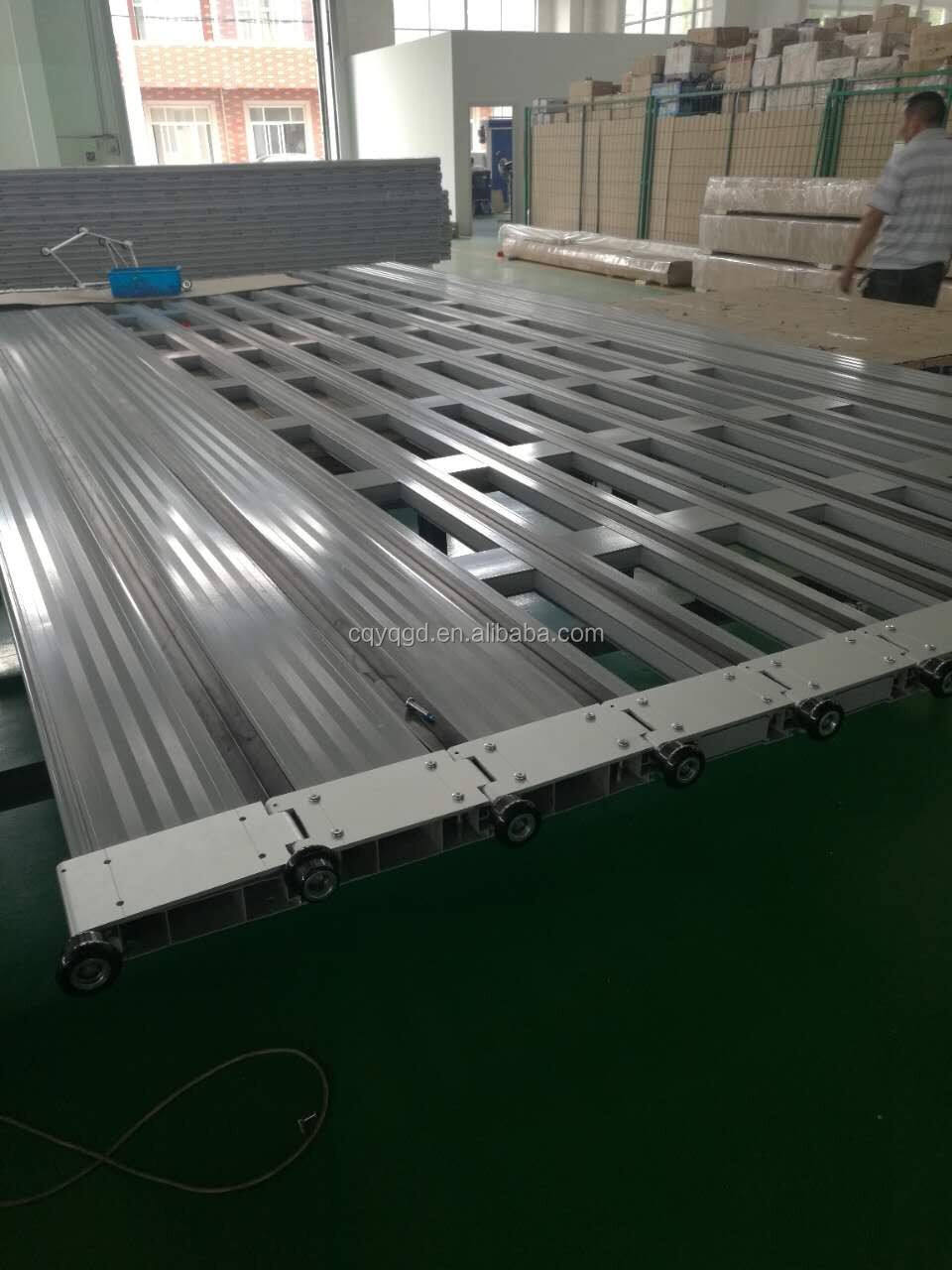 Industrial Spiral Aluminum Metal  Insulated High Speed Fast Acting Vertical Overhead Automatic Rapid Rise Roll Up Warehouse Door details