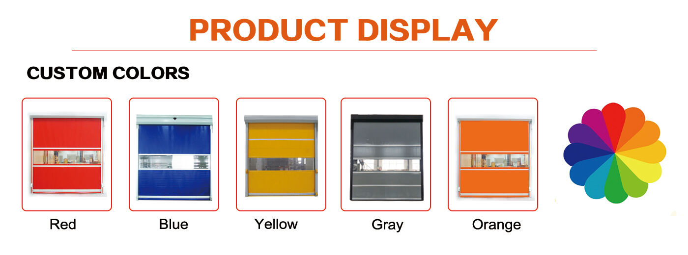 Factory Direct Sale High Quality High Speed Roller Shutter Doors manufacture