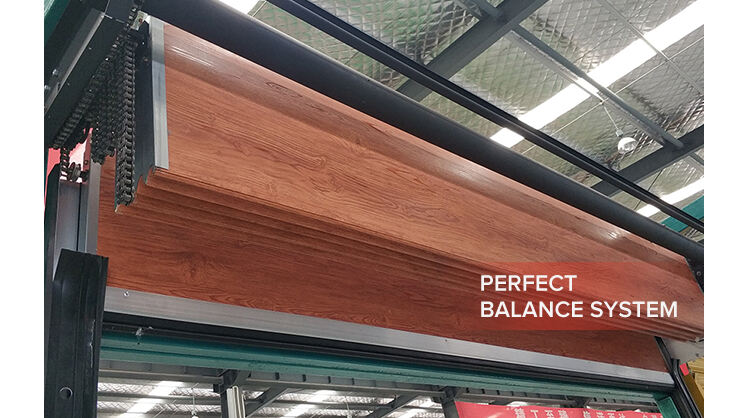 Automatic Control Overhead Wood Looking Stacking Garage Door With Sealing Strip factory