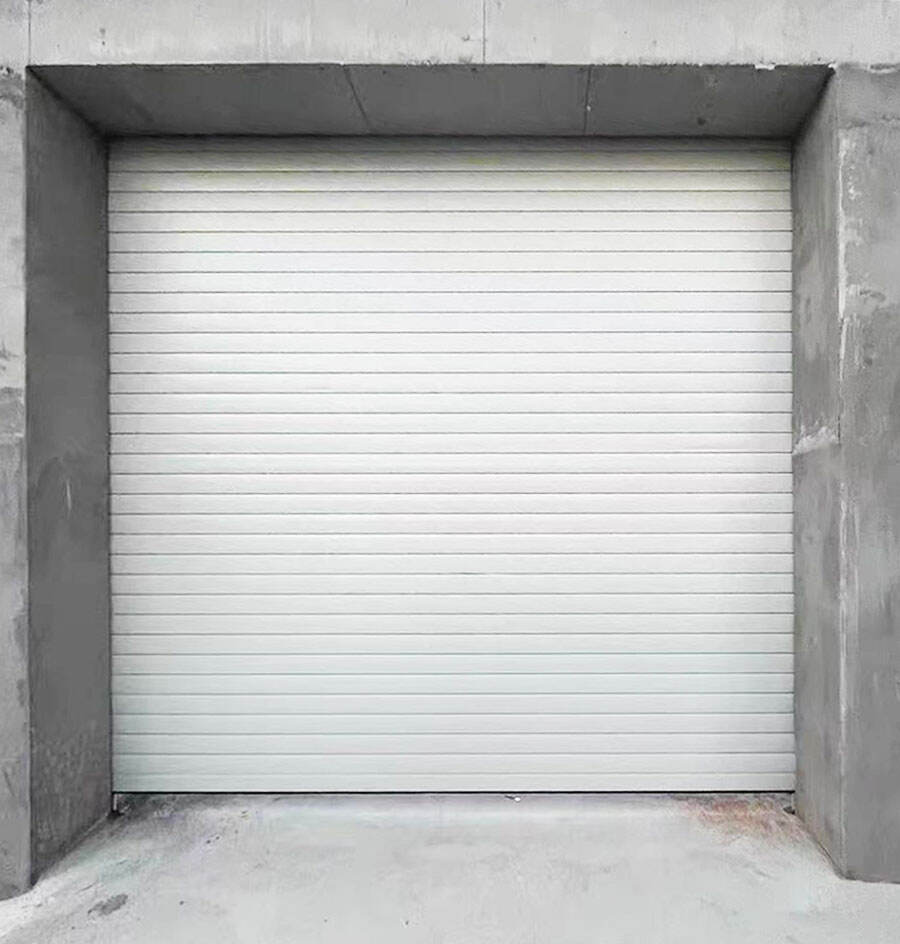 European style aluminum alloy electric roller shutter door factory