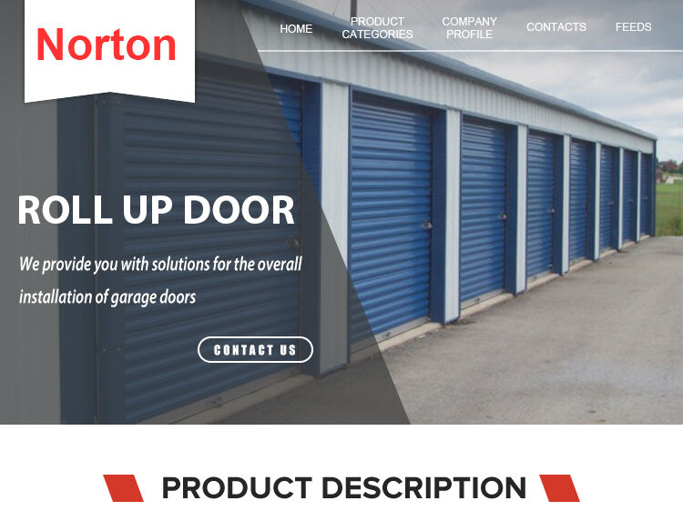 High Quality Manual Self Storage Roll Up Shutter Doors With Lock manufacture