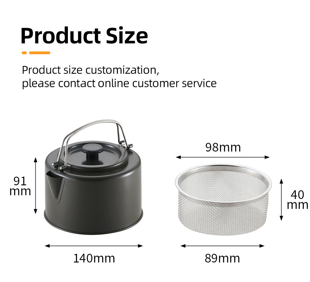 1.2L Outdoor Camping Dining Tea Coffee Pots Water Bottle Stainless Steel factory