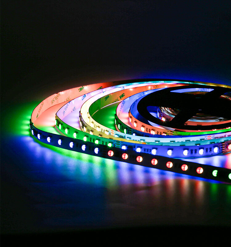 RGBW DMX512 programmable LED Strip 24V