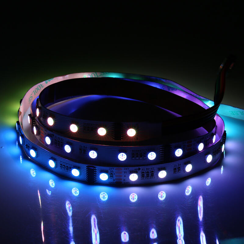 RGB DMX512 programmable LED Strip UCS512C4-60-24V