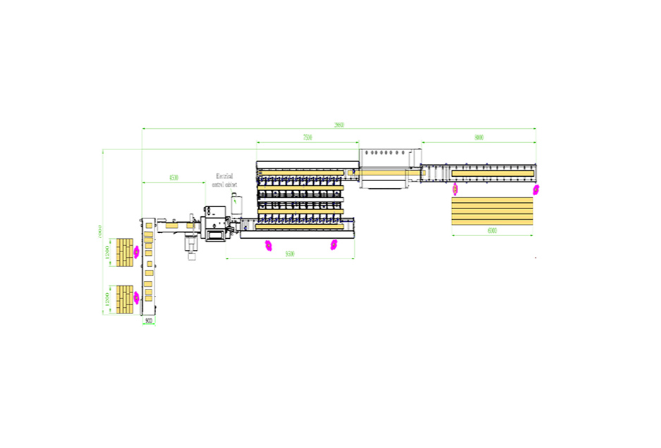 STR Fully Automatic Finger Joint Optimization Production Line  for Precision Finger Joint Machine Wood, Rubber Wood Boards