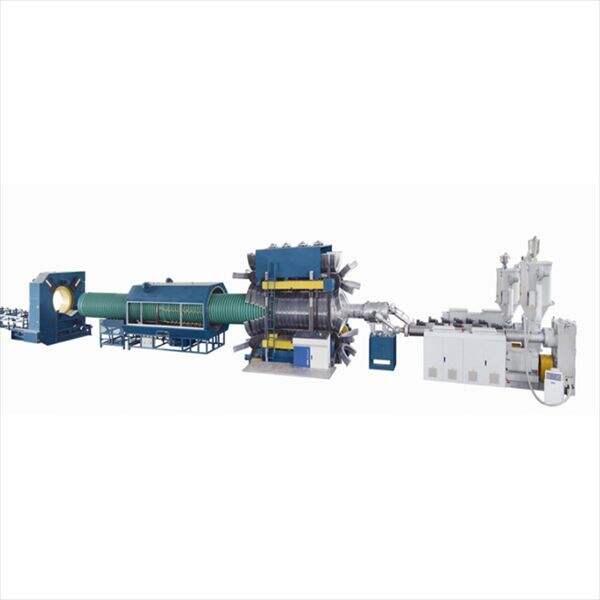 Safety whenever corrugated pipe extrusion line