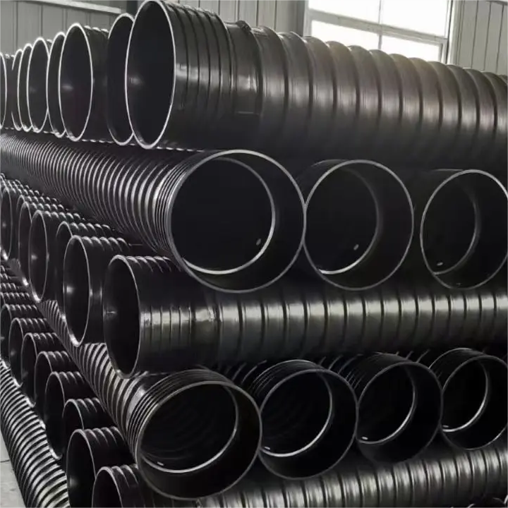 PE /PP plastic steel winding composed corrugated pipes ( pipe diameter 200mm-3000mm)