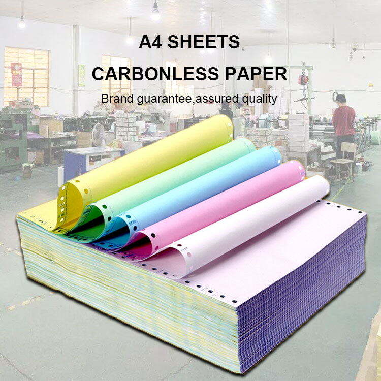 Factory high quality 2-Part ncr copy carbonless paper for invoice form sheet supplier