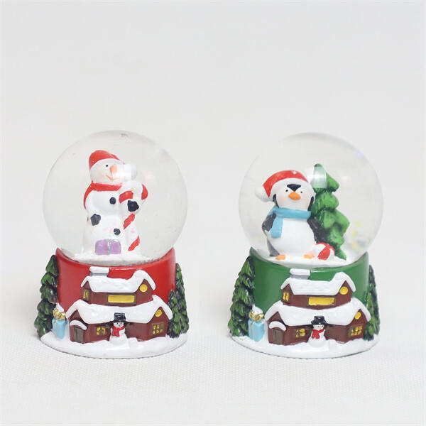 Personalized Santa snow globe