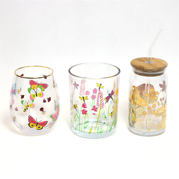 Elevate your hydration game with a chic glass cup with lid and straw