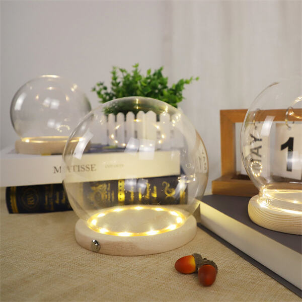 Create a Striking Centerpiece with a Glass Dome and Base
