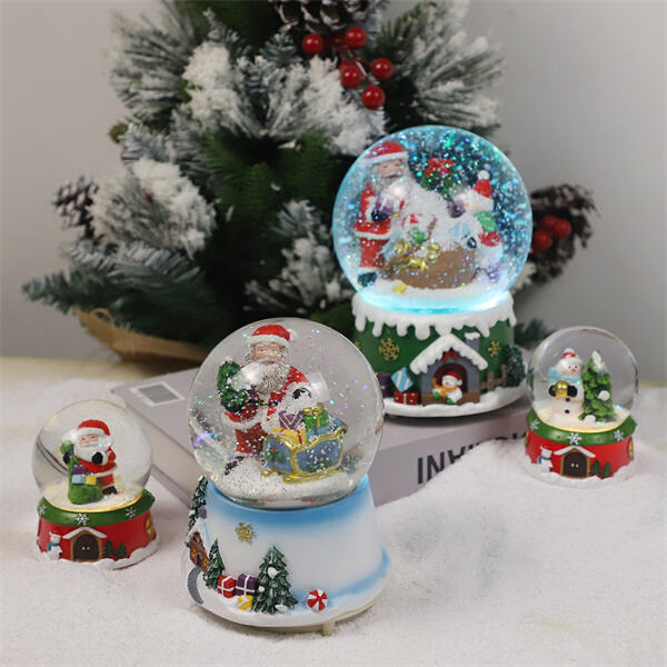 Bring a Touch of Whimsy to Your Du00e9cor with Lighted Snow Globes