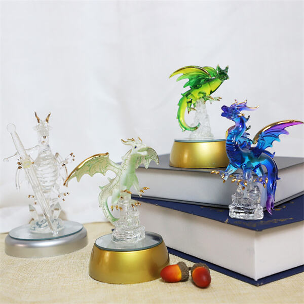 Bring the beauty of nature indoors with stained glass ornaments shaped like leaves and flowers