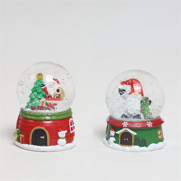 Add Some Whimsy to Your Christmas Tree with Glass Santa Ornaments".