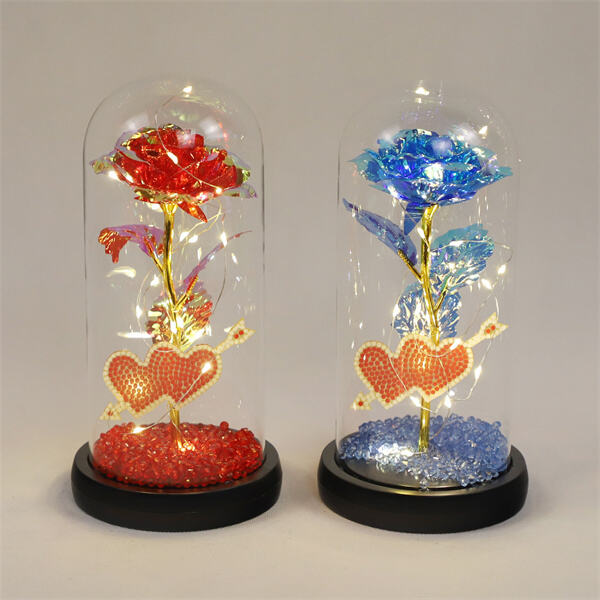 Transform any room into a tranquil oasis with a mesmerizing led rose display