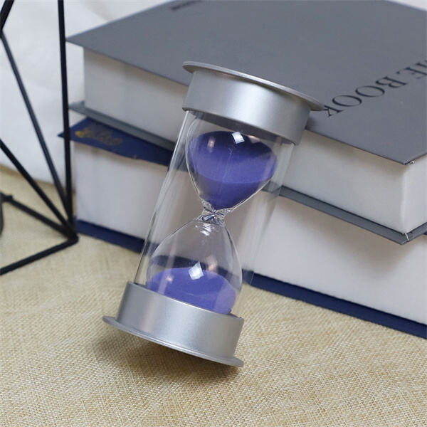 Sands of time in an hour glass