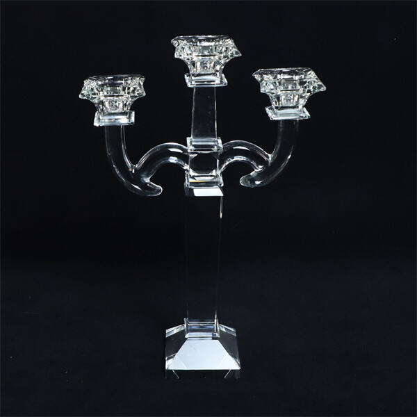 Add a Touch of Glamour with a Sparkling Glass Candelabra