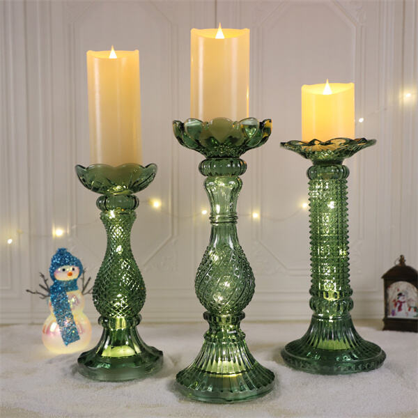 Illuminate your space with beautiful glass cylinder candle holders