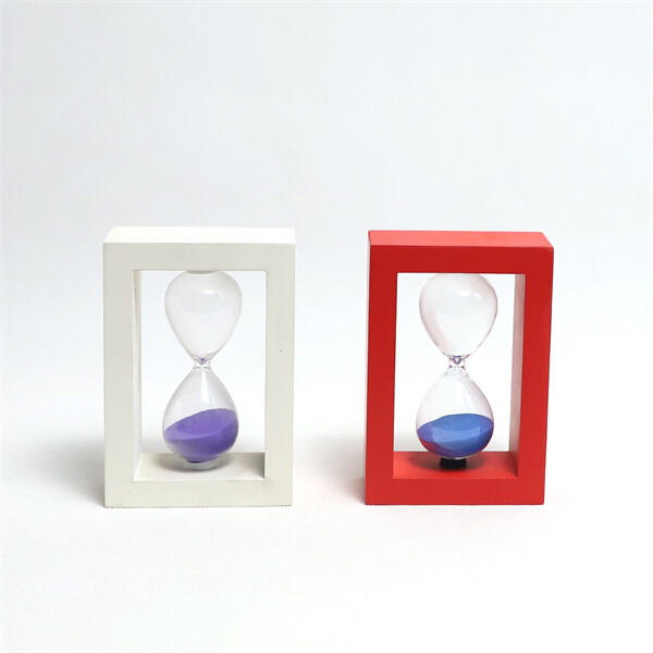 Unique and decorative hourglass sand timer designs for home decor.