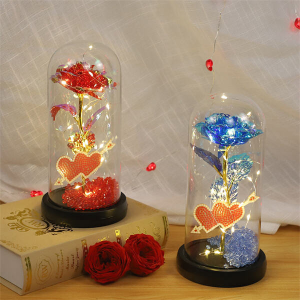 Experience the everlasting beauty of a handcrafted led rose
