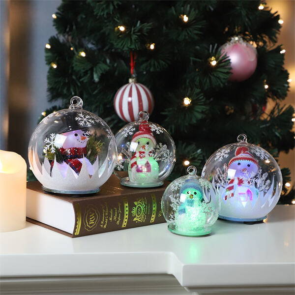 The snowman snow globe