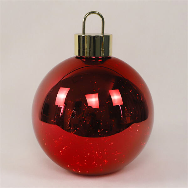 Create Warmth and Festivity with Giant Red Baubles